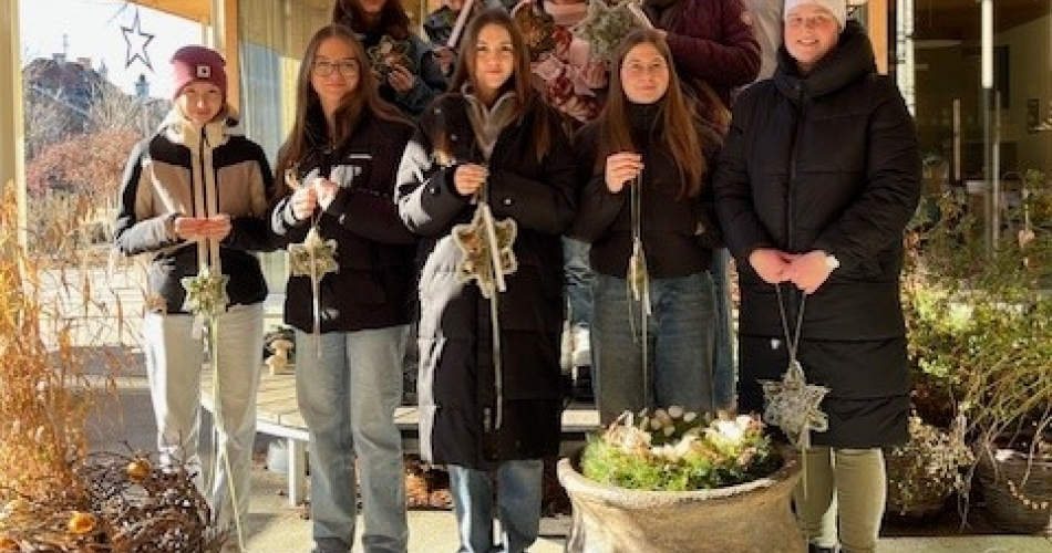 Weihnachtsschmuck für Hospizhaus